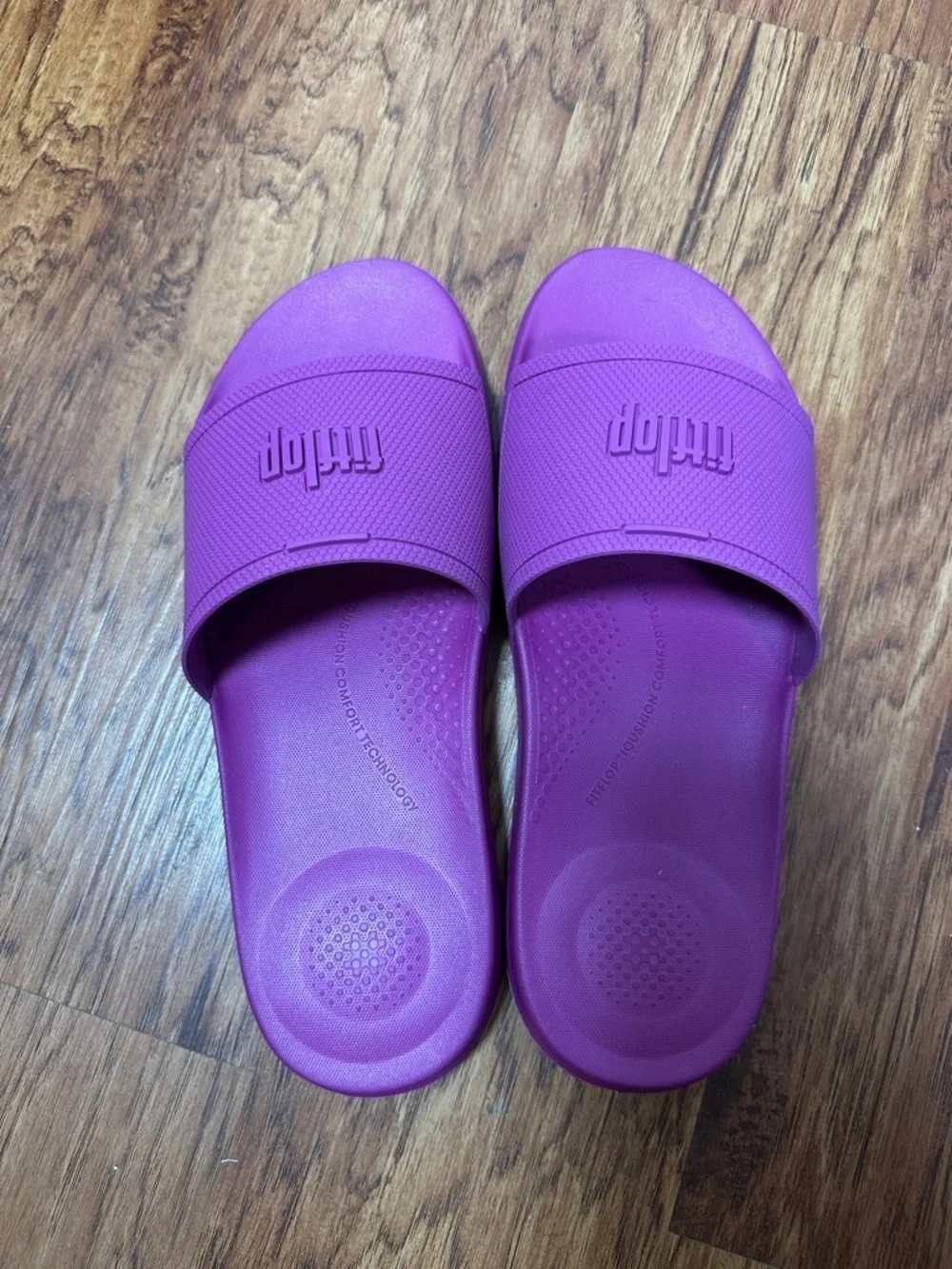 FitFlop Iqushion House Slide Sandals Miami Violet EU 43 Women’s 11/12 NWOT